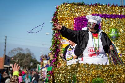 Each Spring Kaplan is home to its very own old-fashioned, family-friendly Mardi Gras.